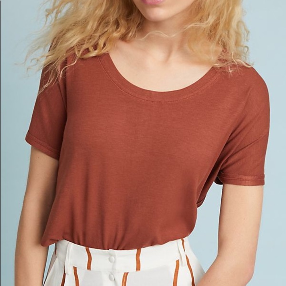 Bordeaux for Anthro Seneca Tunic Top